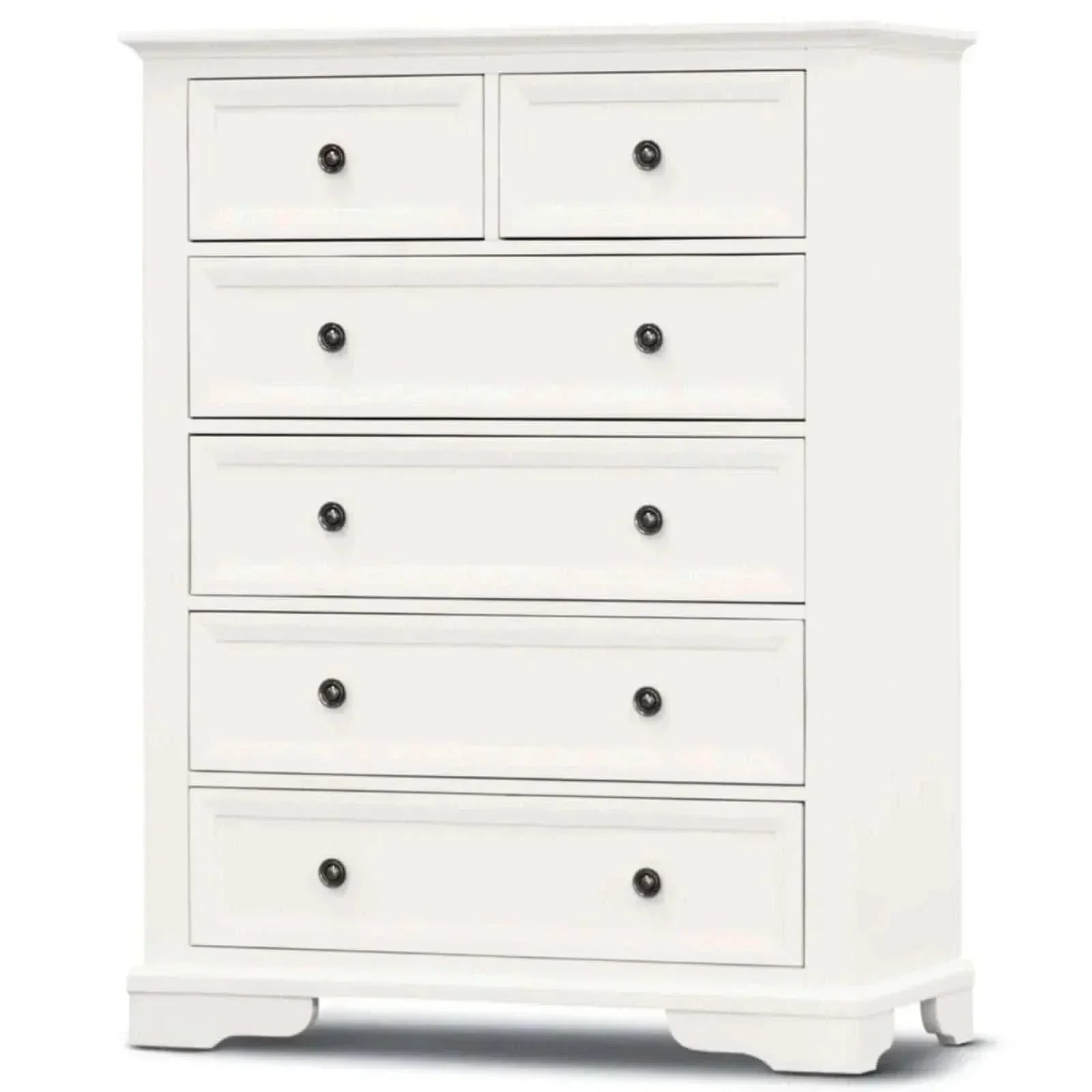 Celosia Tallboy 6 Chest of Drawers Solid Acacia Wood Bed Storage Cabin