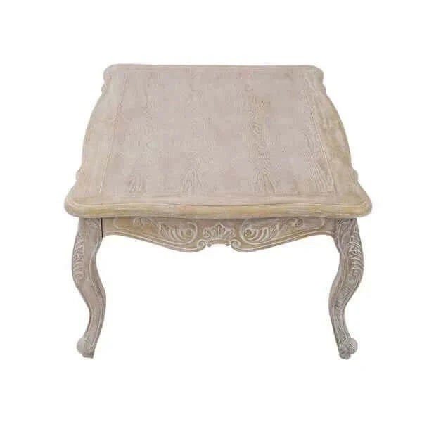 Coffee Table White Washed Finish