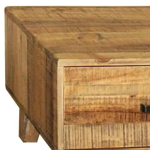 Woodstyle 2 Drawers Coffee Table Light Brown Colour