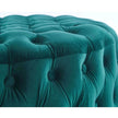 Round Ottoman green 