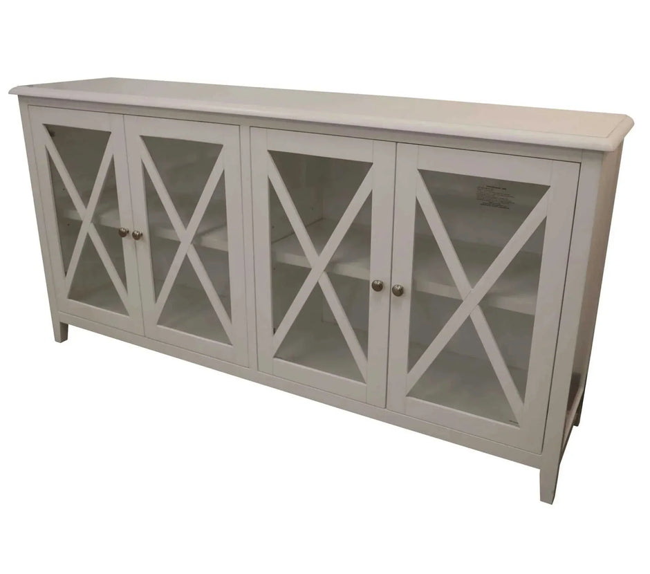 glass door sideboard cabinet