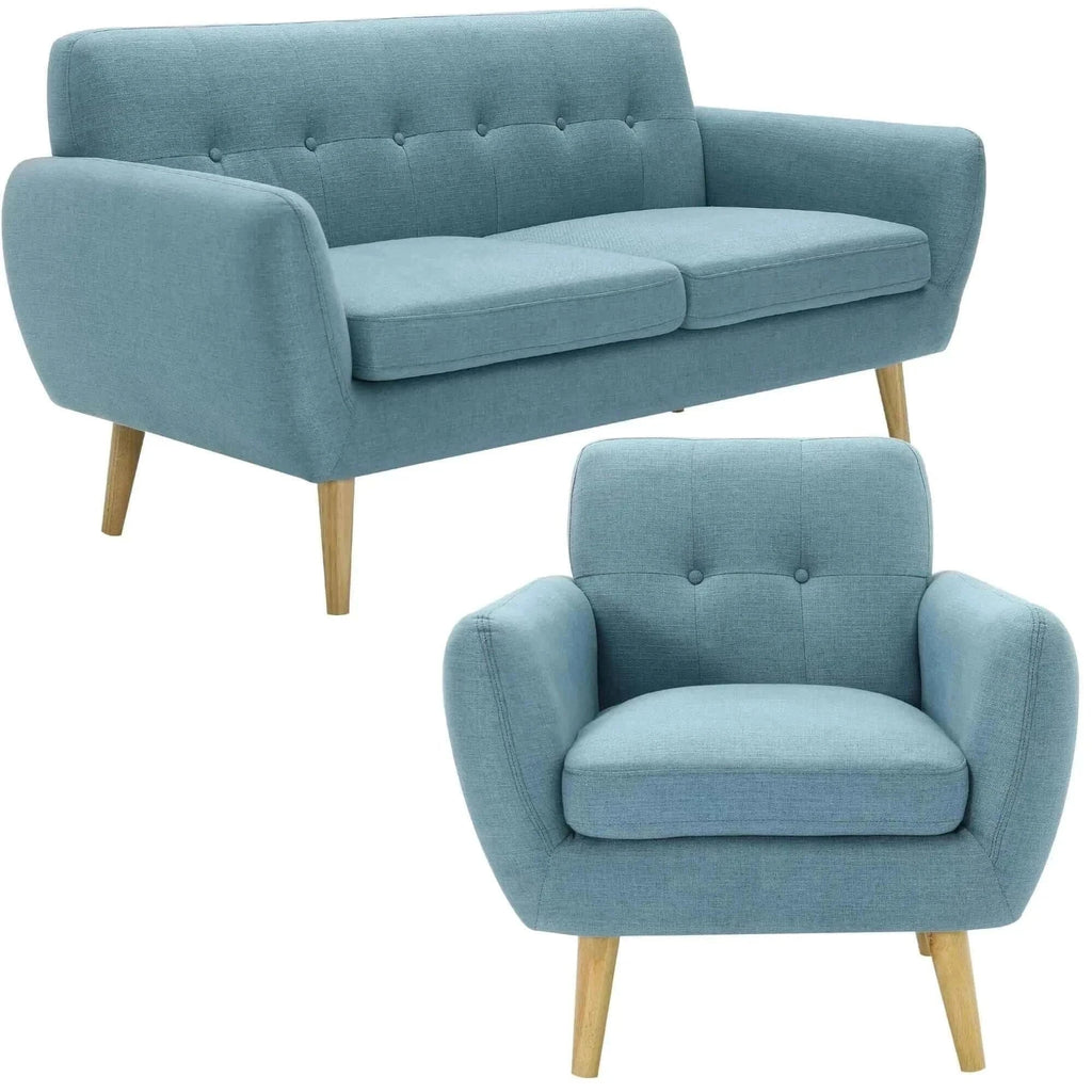 3 seater and 1 seater sofa set-Upinteriors