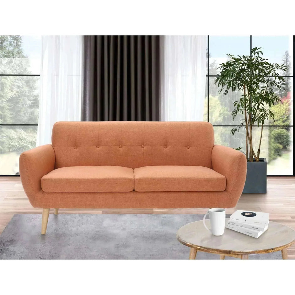 3 Seater Sofa Orange