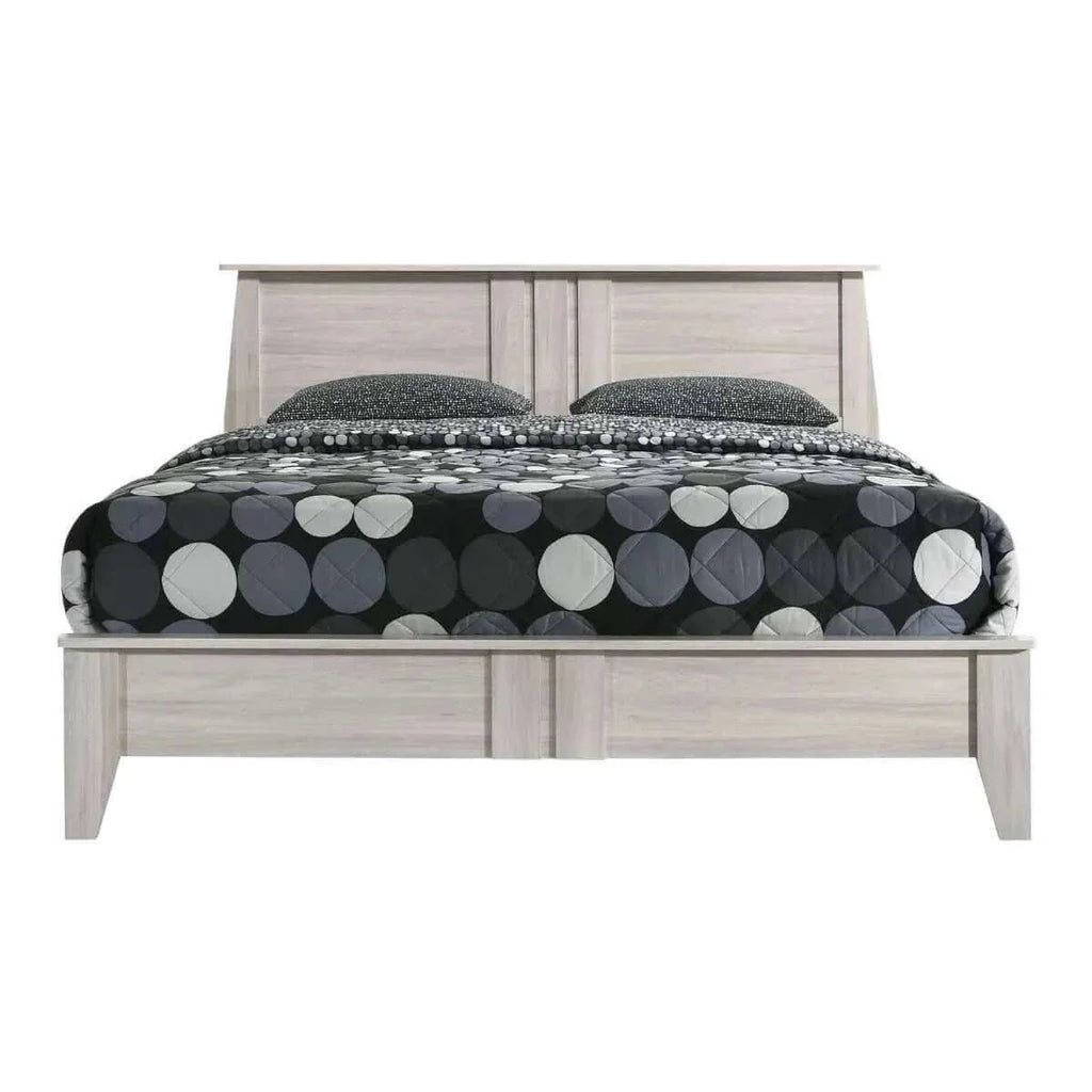 Double Wooden Bed Frame Base-Upinteriors