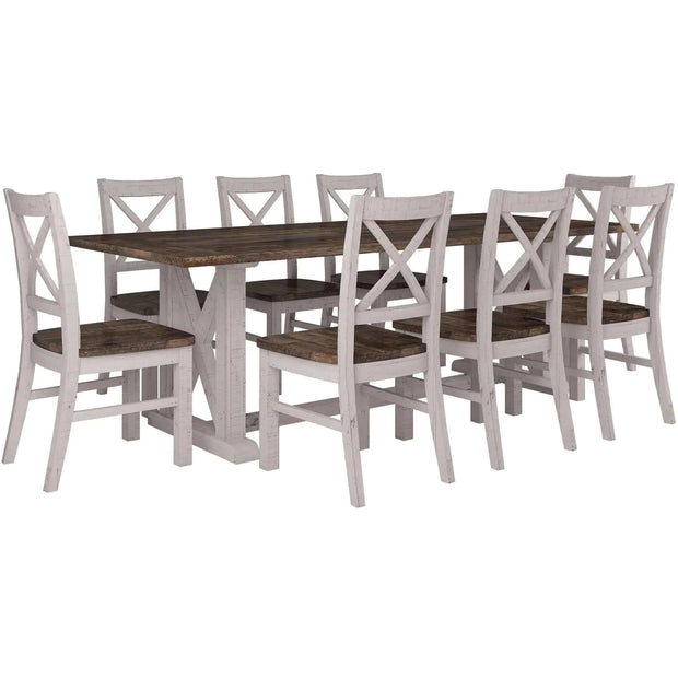 dining table and chairs 9 piece