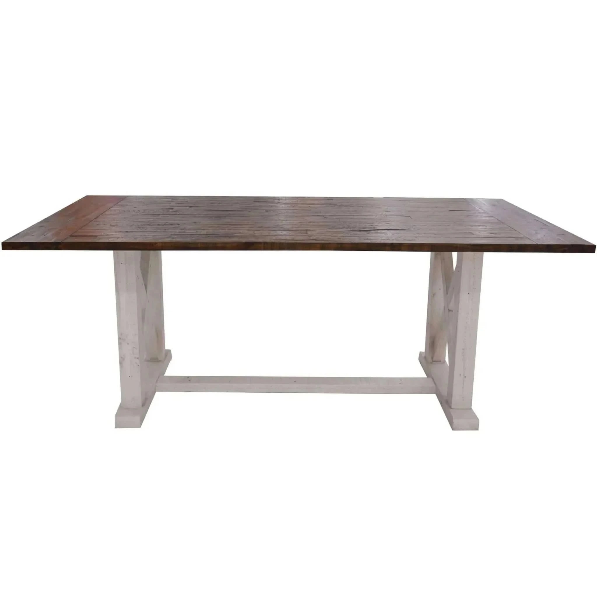 Erica Dining Table 240cm Solid Acacia Wood Hampton Furniture - Brown W