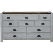 Erica Dresser 10 Chest of Drawers Solid Acacia Timber Wood Cabinet Bro