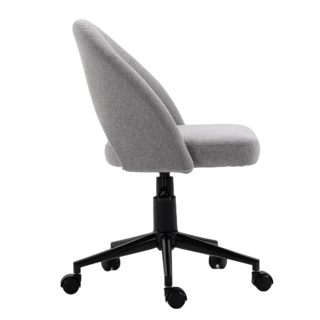 Fabric Office Chair Computer Upholstered Swivel Home Desk Chair Grey