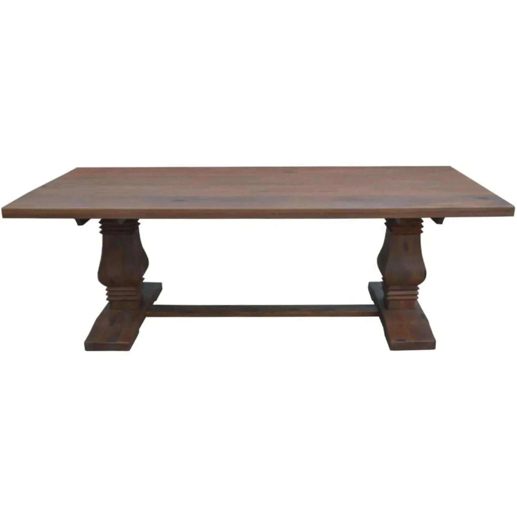 solid timber dining table-Upinteriors