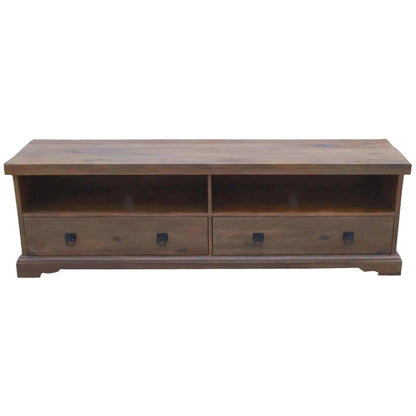 Florence ETU Entertainment TV Unit 180cm 2 Drawer Solid Mango Timber W