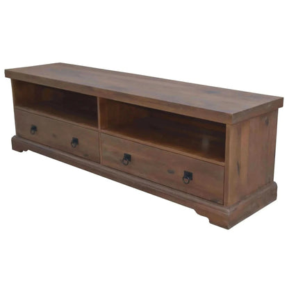 Florence ETU Entertainment TV Unit 180cm 2 Drawer Solid Mango Timber W