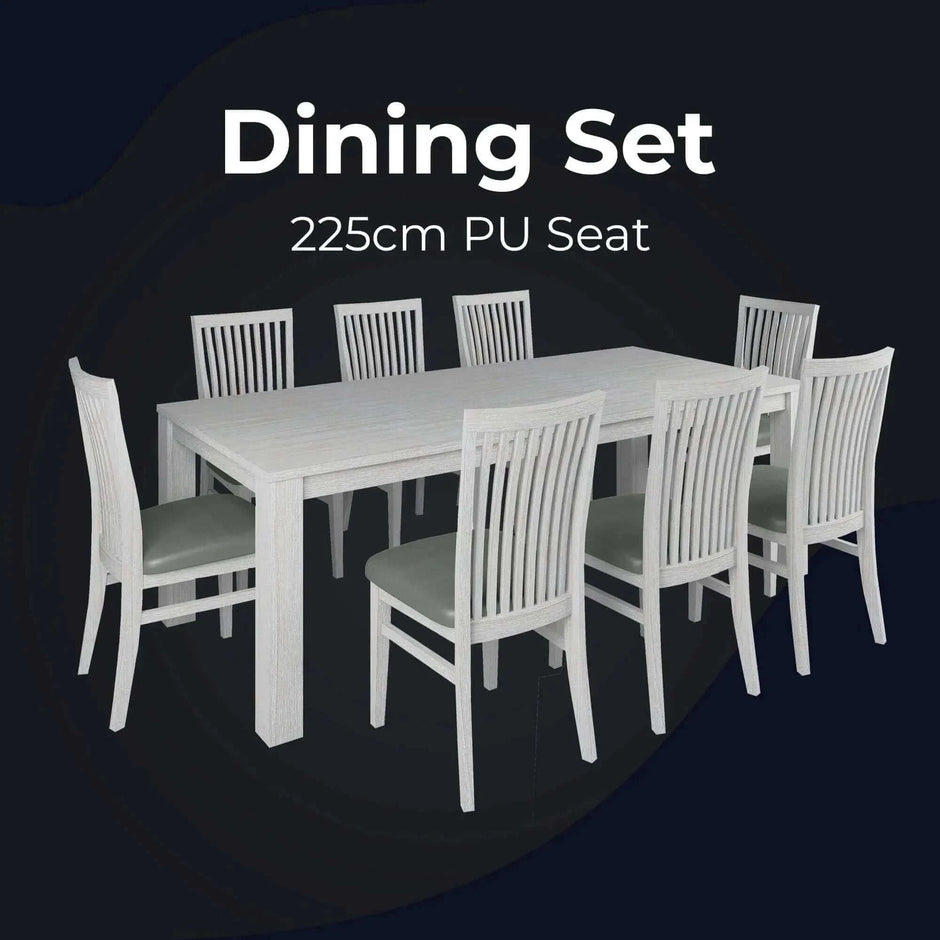 Dining Table and chair Set White