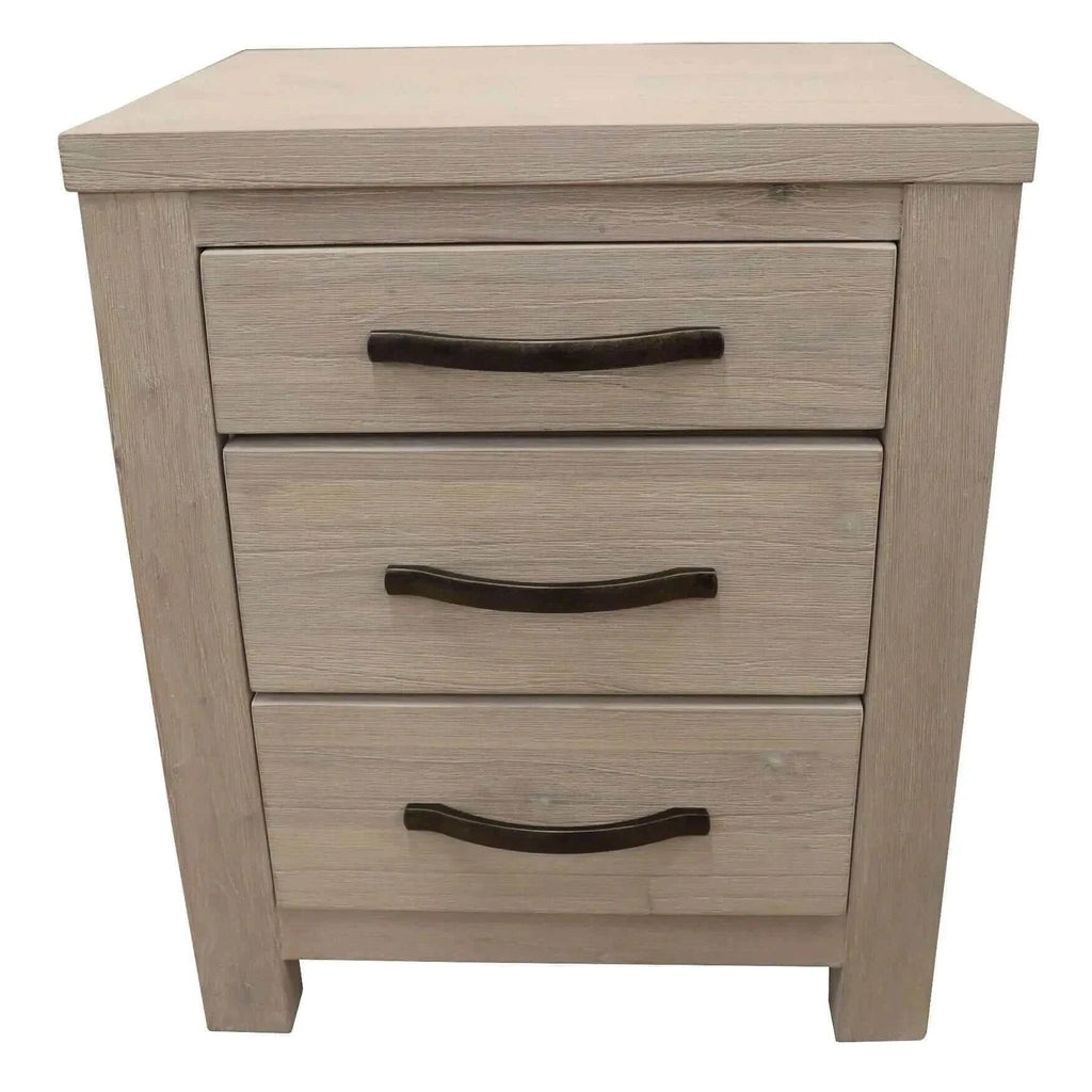 Bedside Table 3 Drawer cabinet-Upinteriors