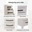 Bedside Table 3 Drawer cabinet