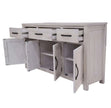 slim Buffet Table White 