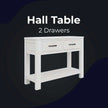 Hallway Entry Table White