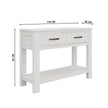 Hallway Entry Table White