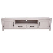 Foxglove ETU Entertainment TV Unit 216cm 2 Drawer 2 Door Mt Ash Wood -