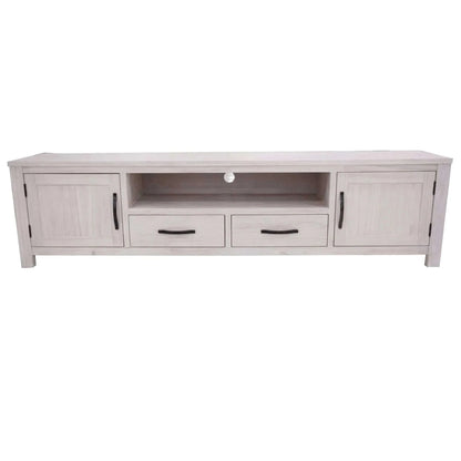 Foxglove ETU Entertainment TV Unit 216cm 2 Drawer 2 Door Mt Ash Wood -