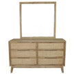 Rattan dresser with drawer