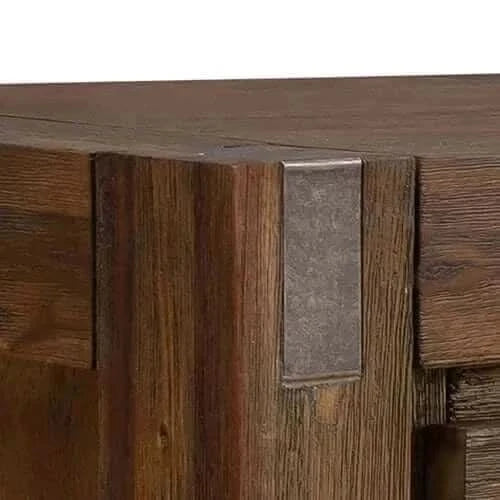 Hallway Console Table with 2 Storage Drawers in Chocolate Colour