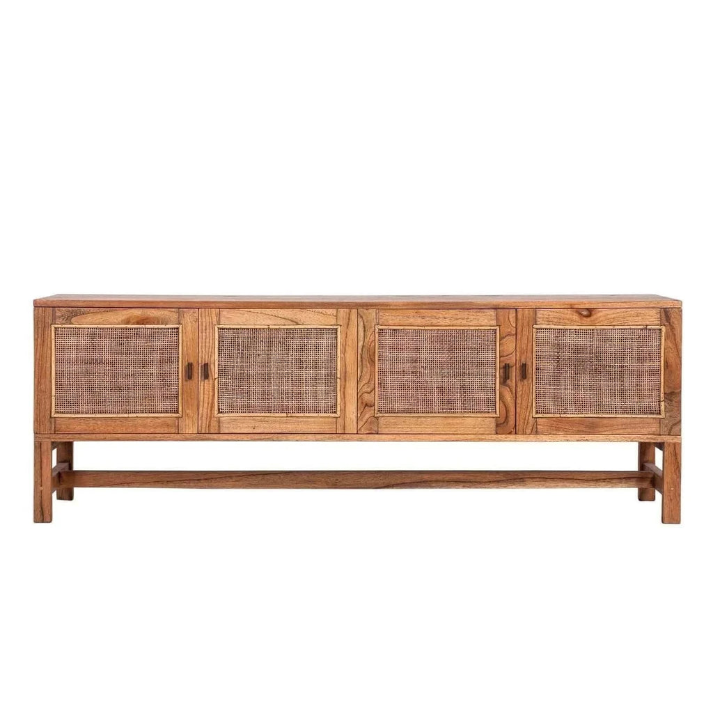 rattan tv console-Upinteriors