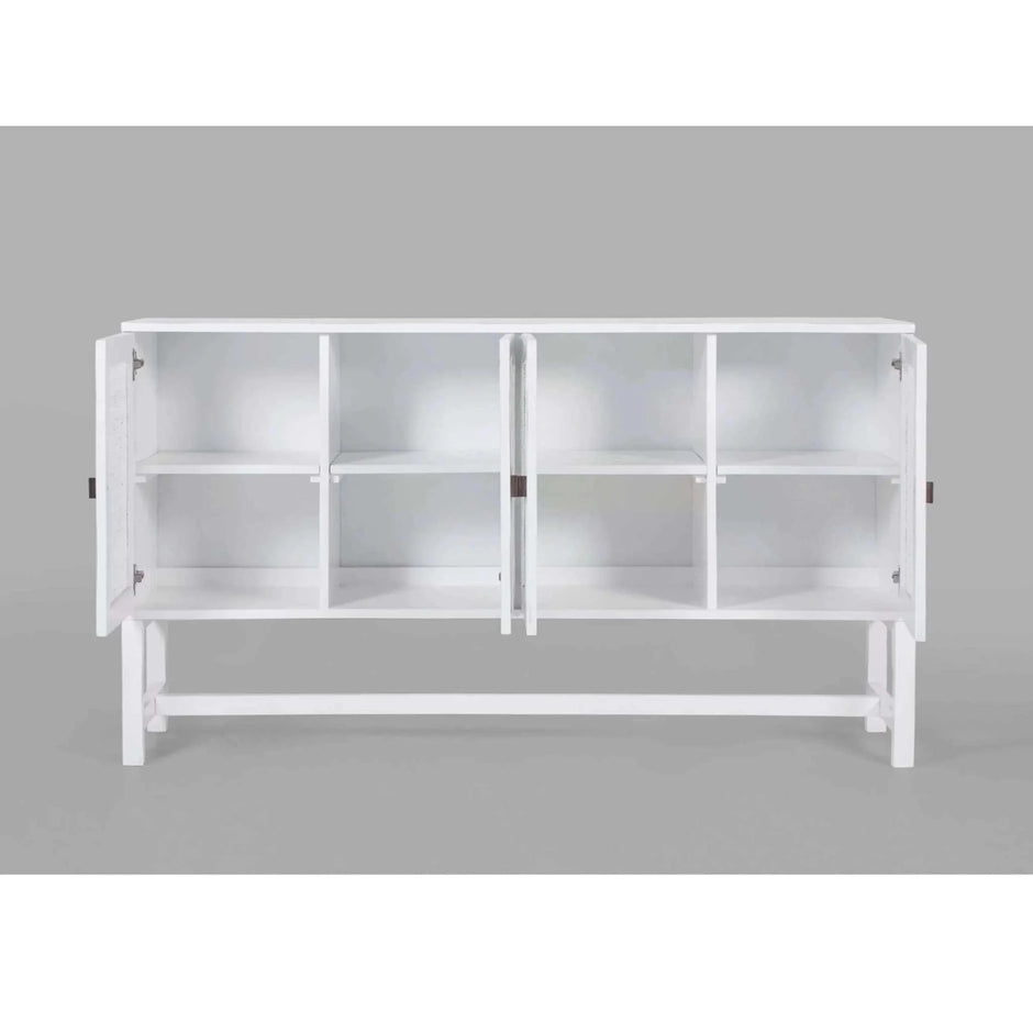 rattan Sideboard Buffet white 