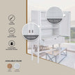 rattan Cabinet white 