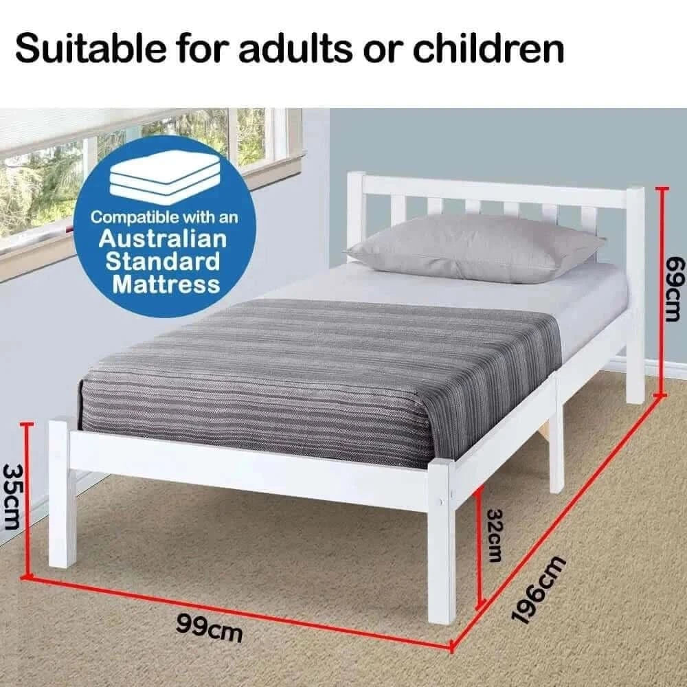 Kingston Slumber Pine Single Bed Frame