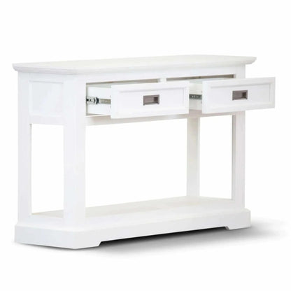 Laelia Console Hallway Entry Table 125cm Solid Acacia Timber Wood Coas