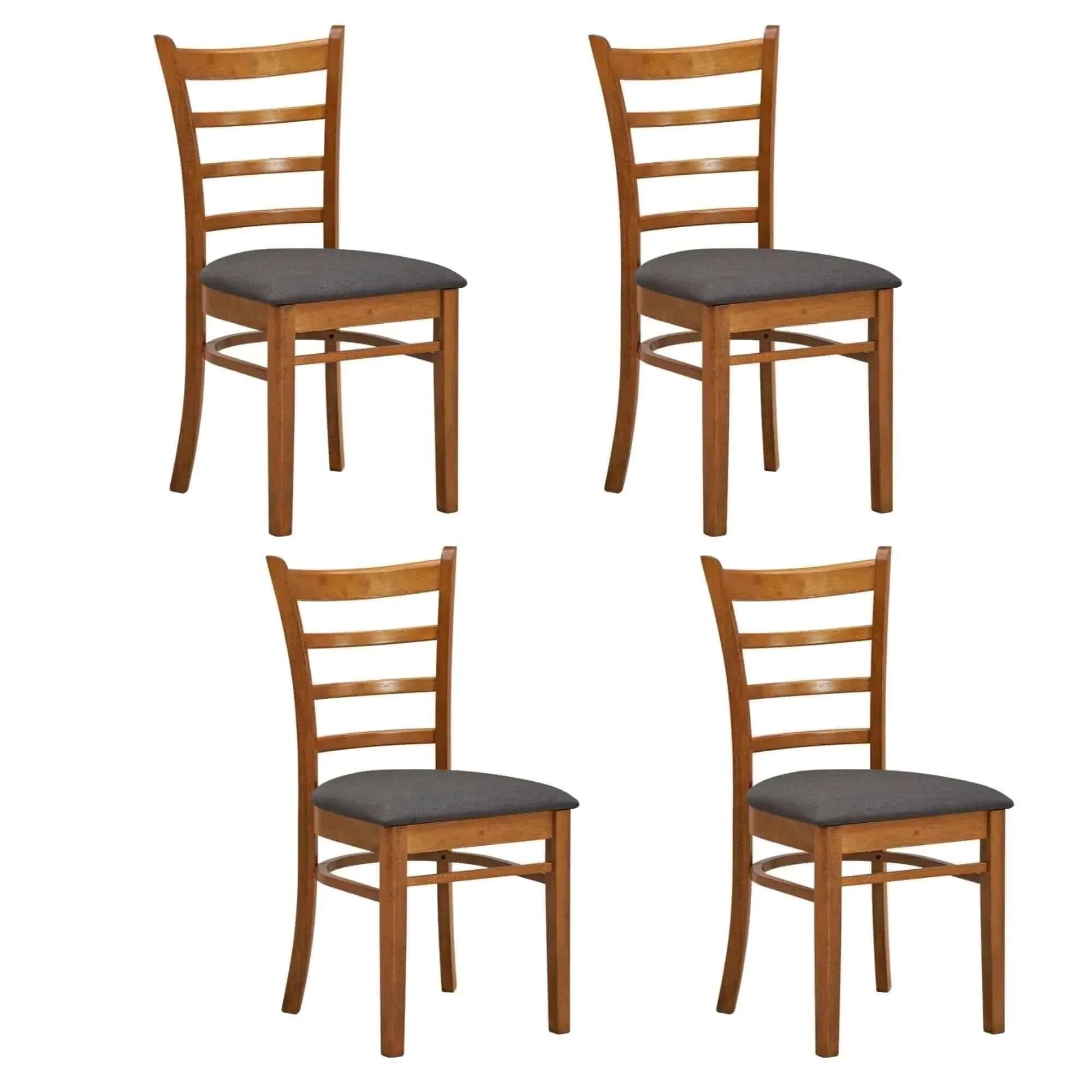 Walnut dining chair set of 4