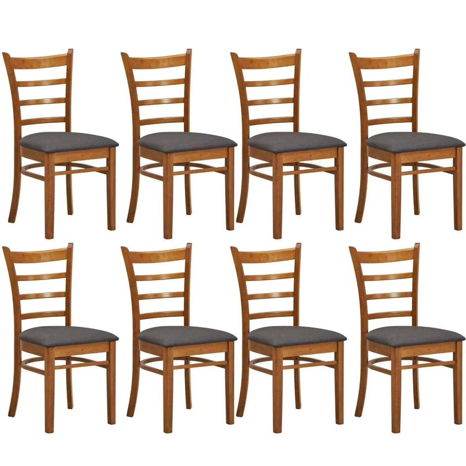 walnut dining chairs set of 8