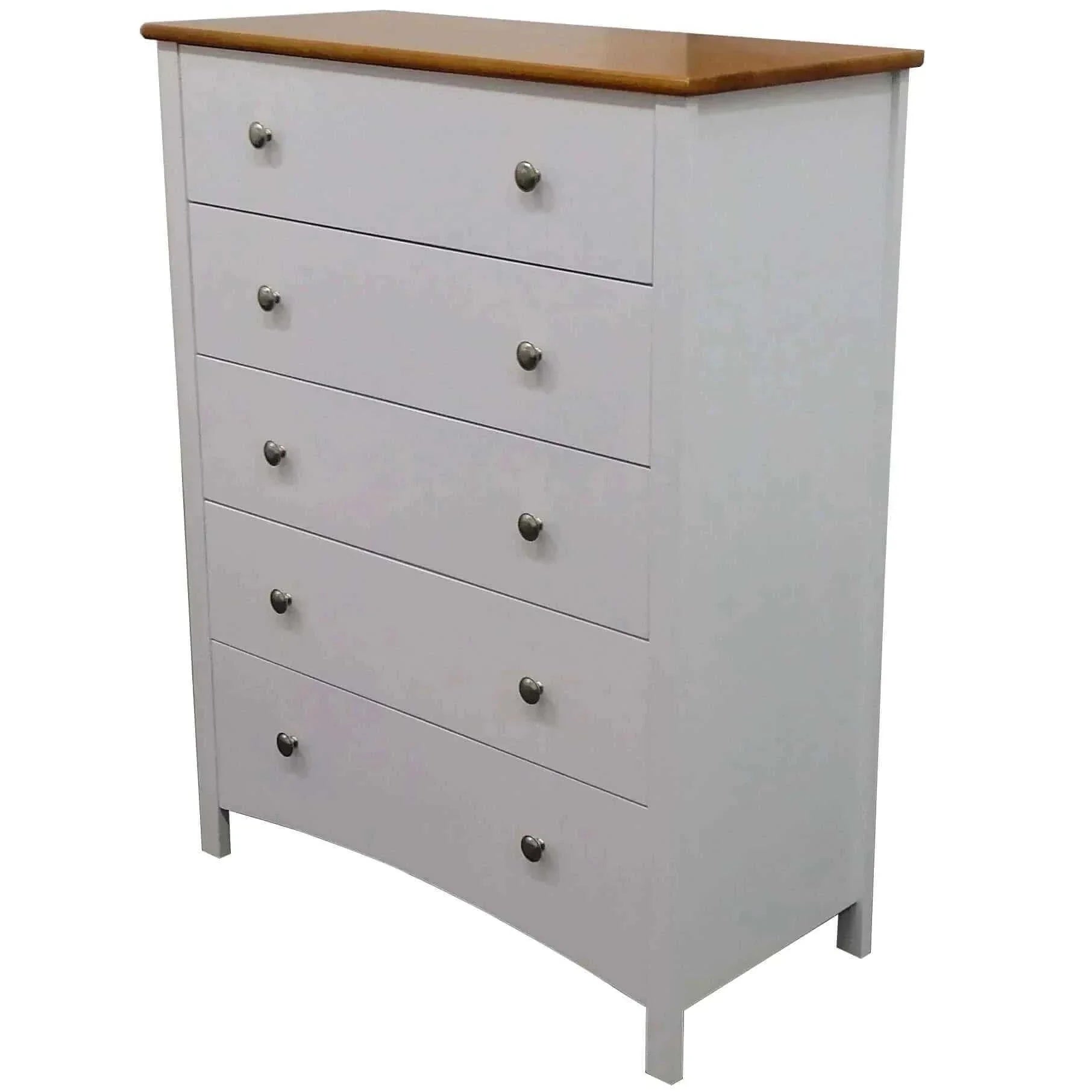 Tallboy Chest of Drawers White