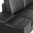 l shaped leather couch