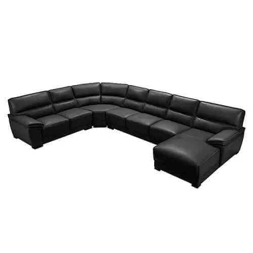 7 seater modular lounge with chaise