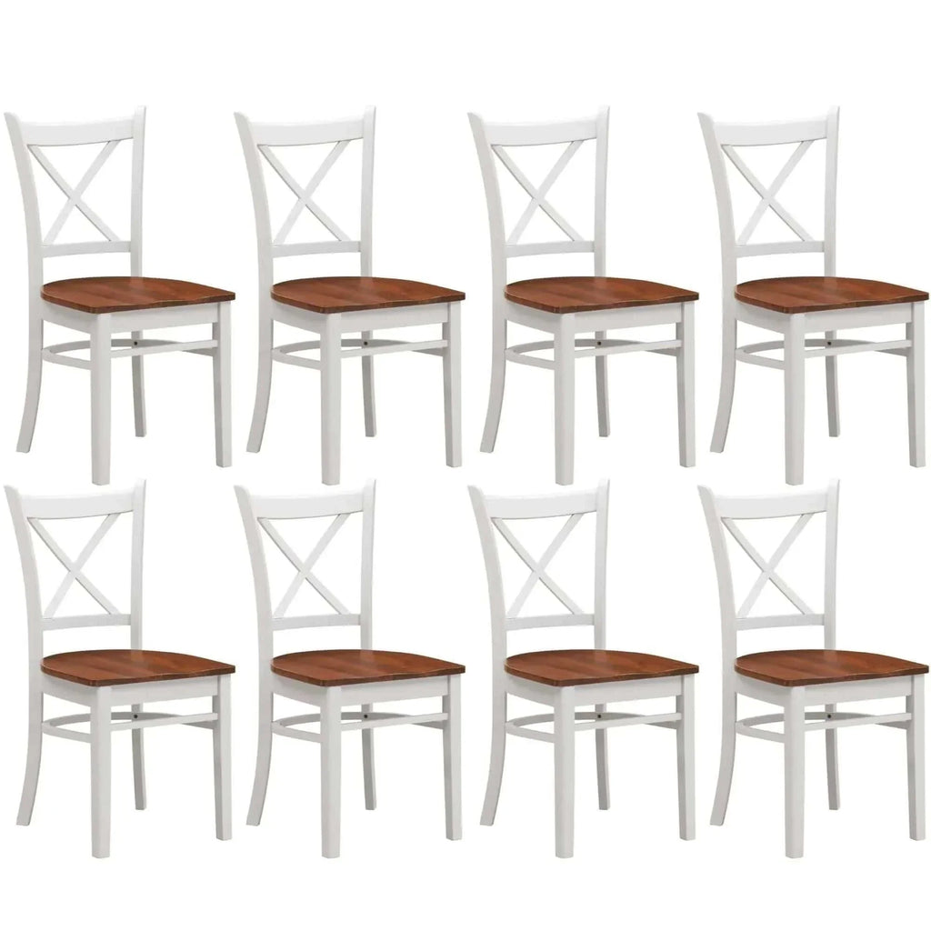 dining chair set White -Upinteriors