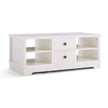 white coffee table with storage