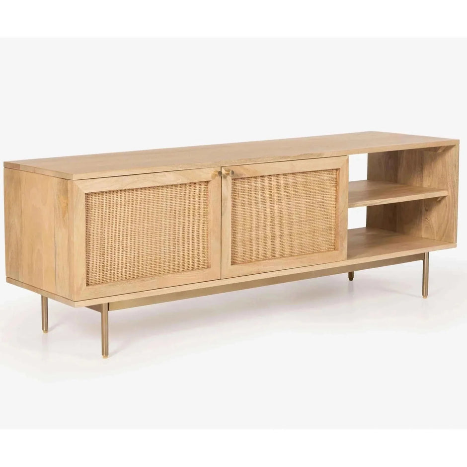 rattan entertainment center