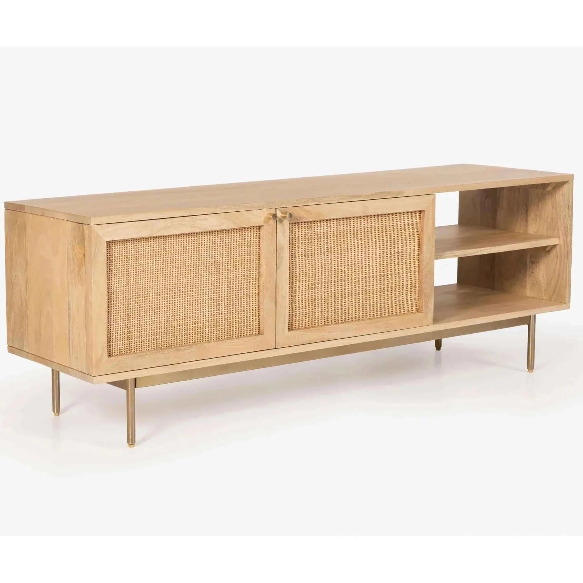 rattan entertainment center