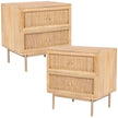 Rattan Bedside set of 2