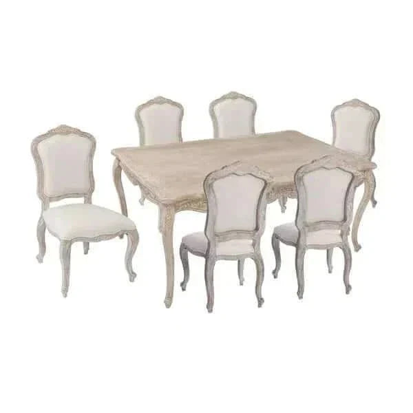 Dining table and chairs