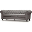 shop 3 Seater Sofa Grey 