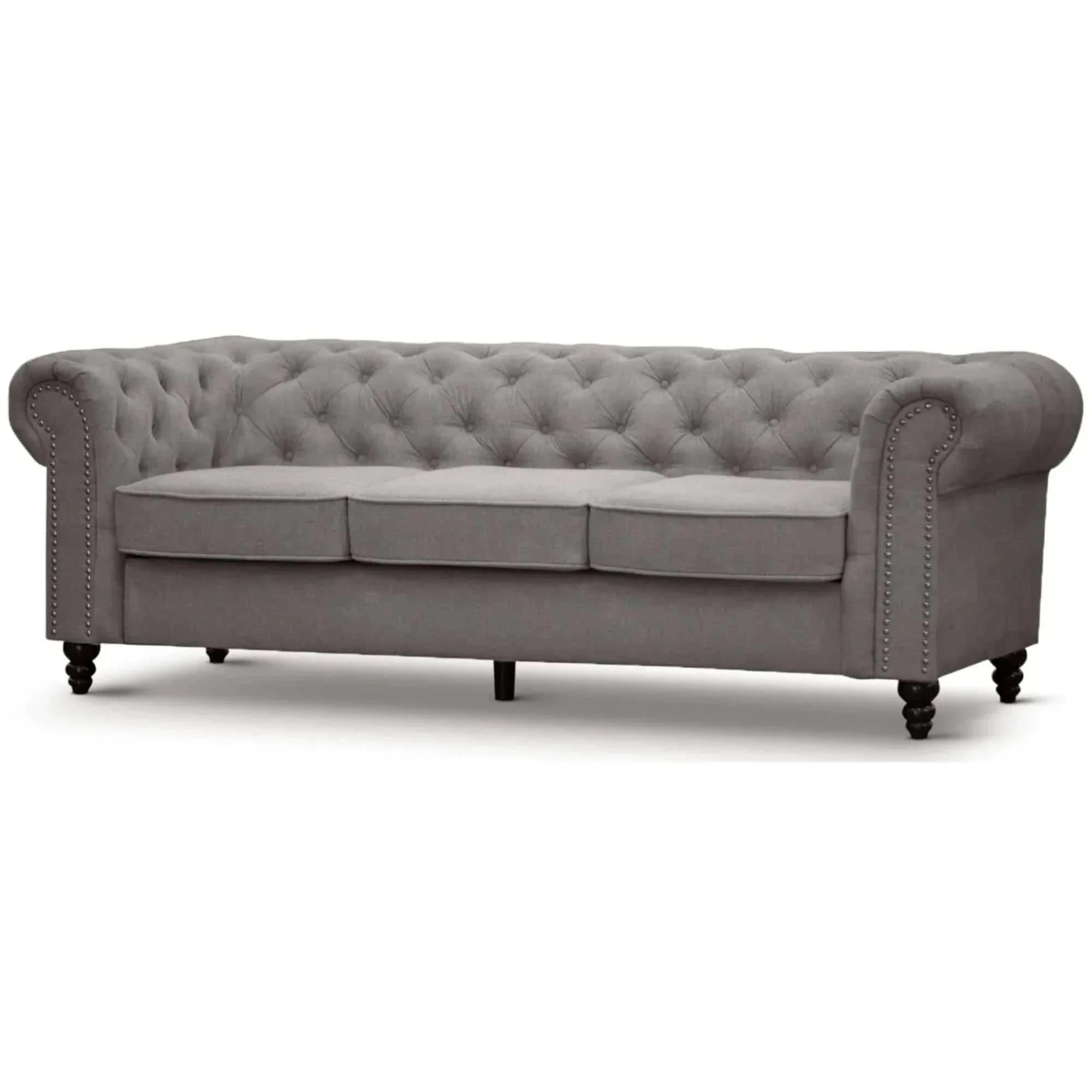 shop 3 Seater Sofa Grey 