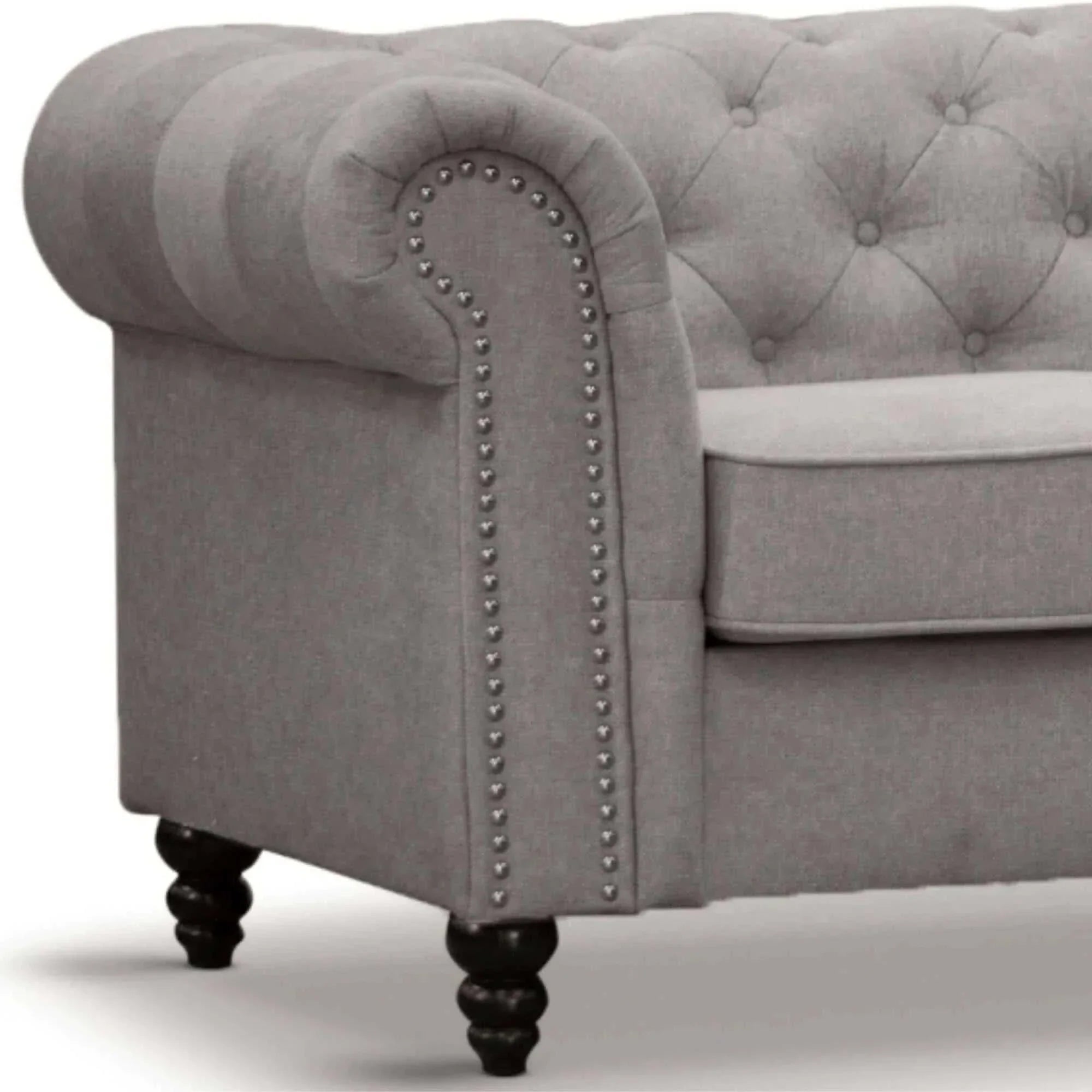 shop 3 Seater Sofa Grey 