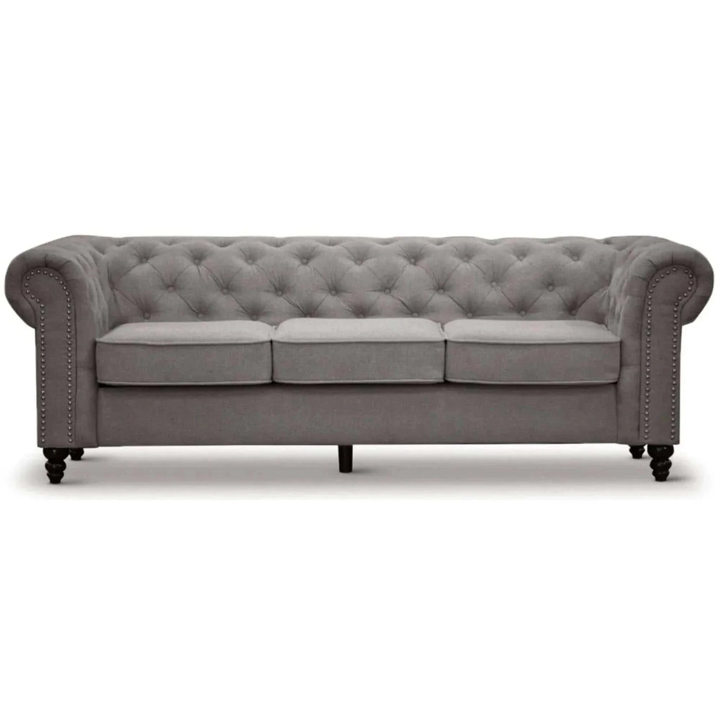 shop 3 Seater Sofa Grey -Upinteriors