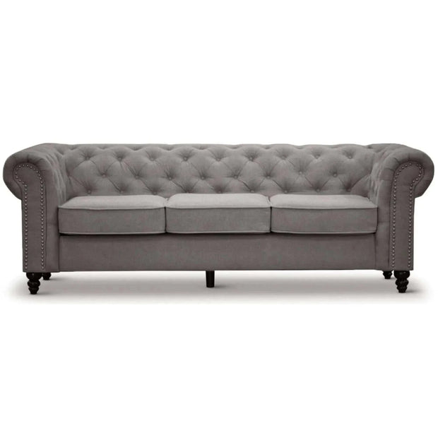 shop 3 Seater Sofa Grey 