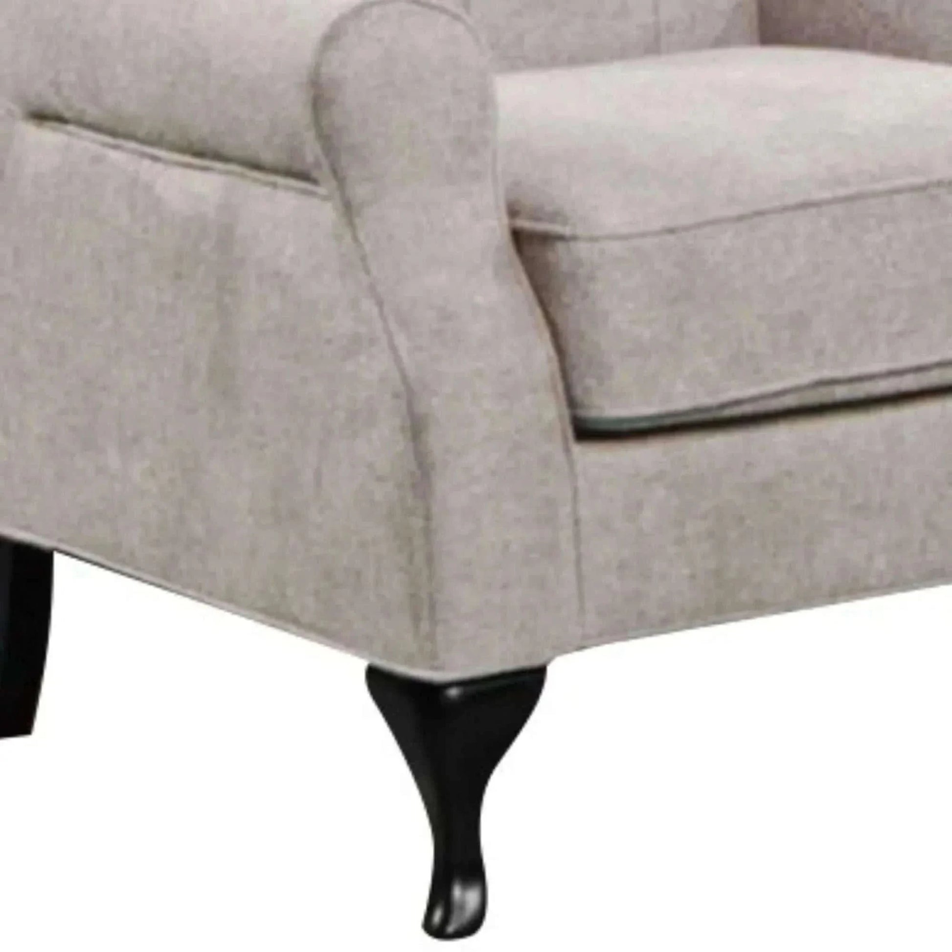 Mellowly Wing Back Chair Sofa Chesterfield Armchair Fabric Uplholstere