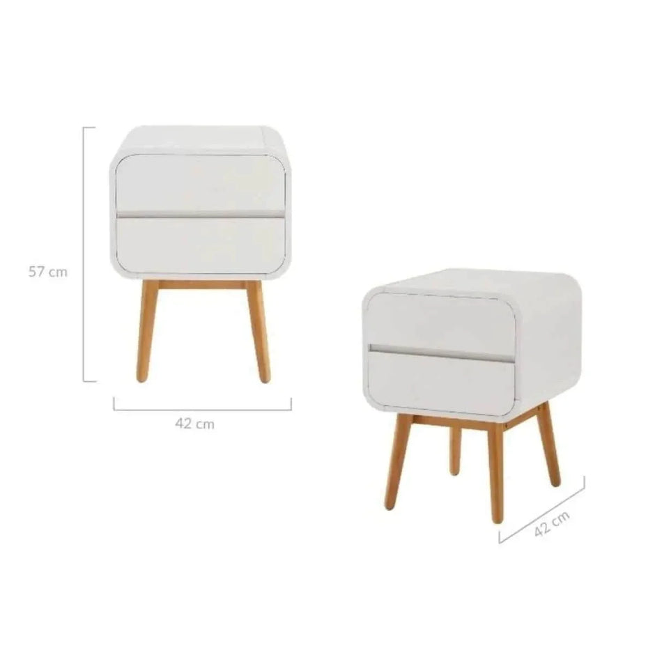 small white nightstand