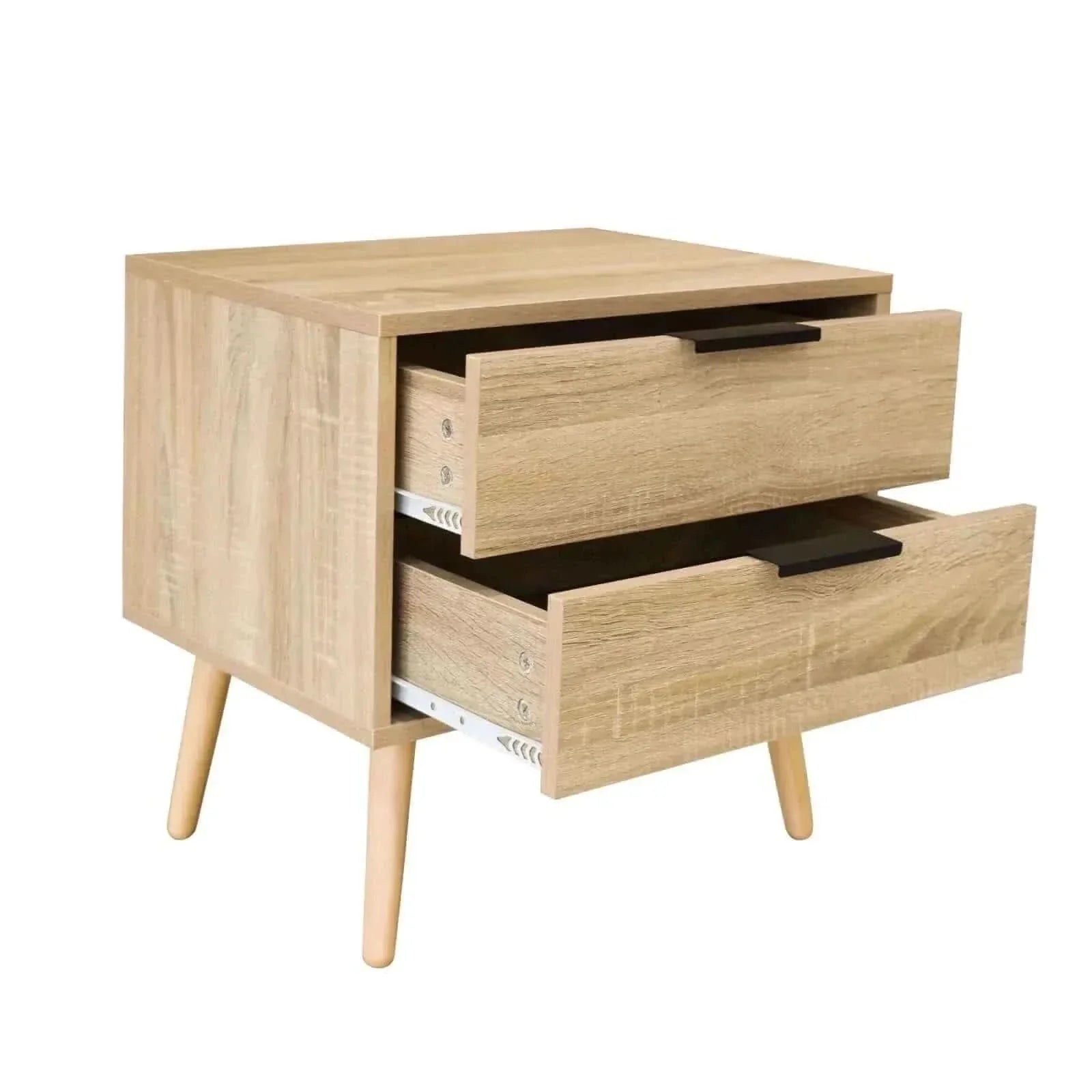 Milano Decor Paddington Drawers Bedside Table Nightstand Unit