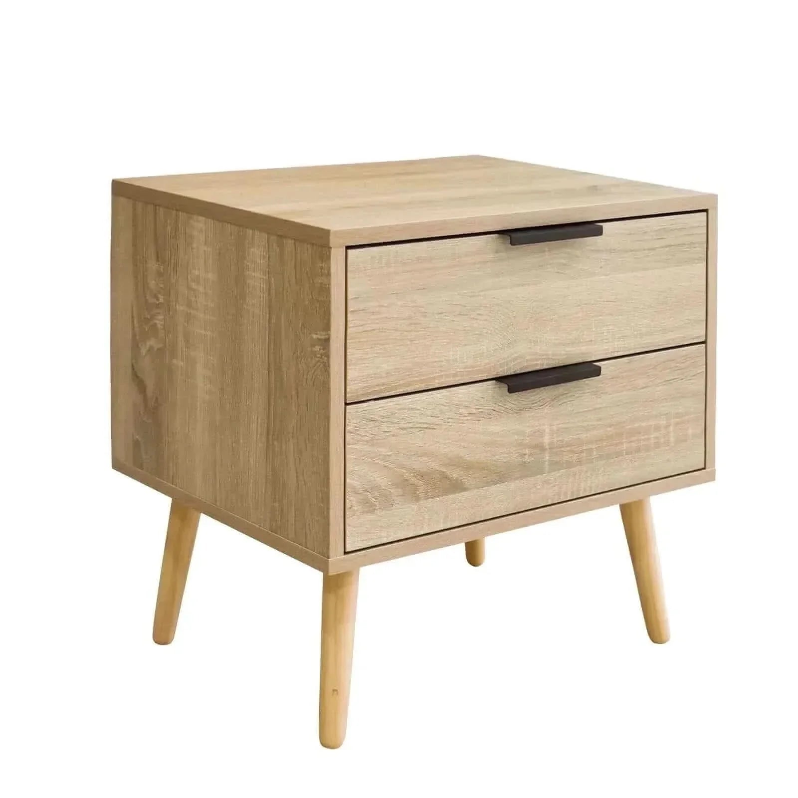 Milano Decor Paddington Drawers Bedside Table Nightstand Unit